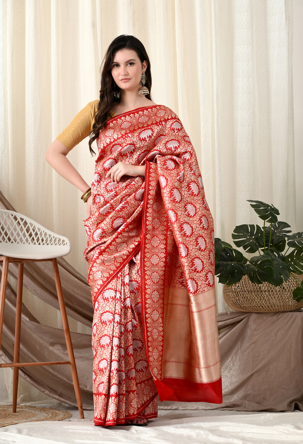 Best Party Wear Katan Silk Saree